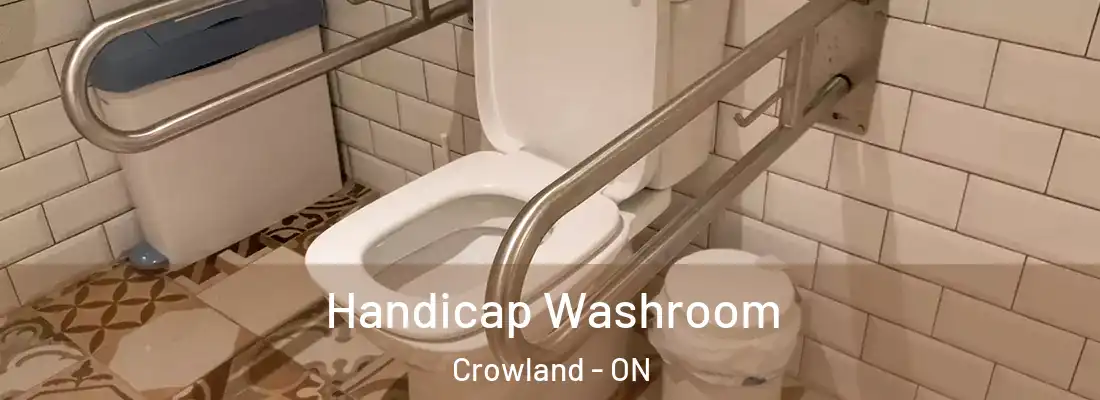 Handicap Washroom Crowland - ON