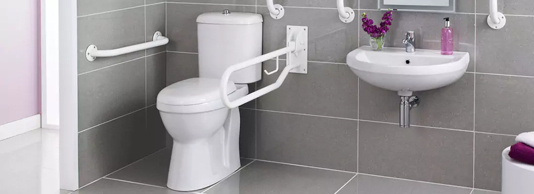 Modern Handicap Bathroom Solutions with Safety Features in Welland, ON
