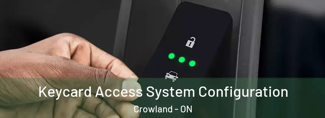  Keycard Access System Configuration Crowland - ON