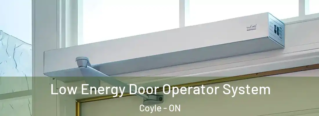 Low Energy Door Operator System Coyle - ON