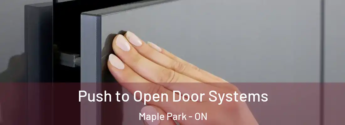  Push to Open Door Systems Maple Park - ON
