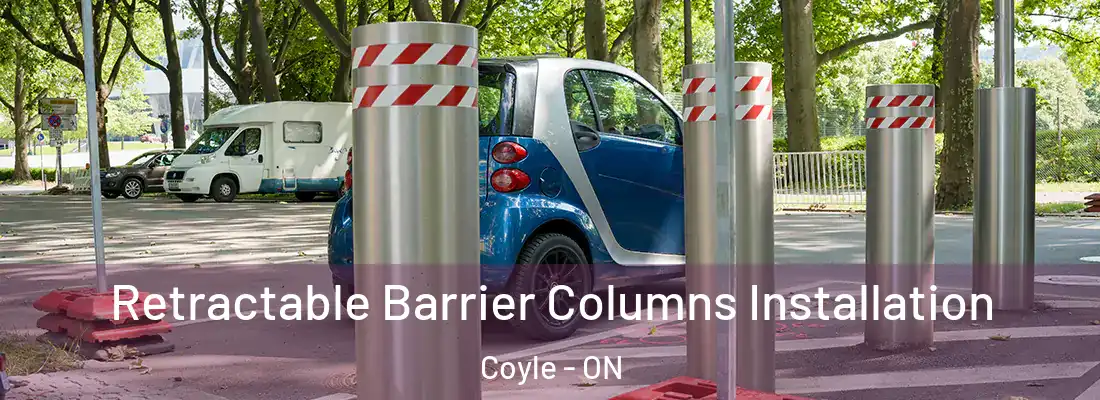  Retractable Barrier Columns Installation Coyle - ON